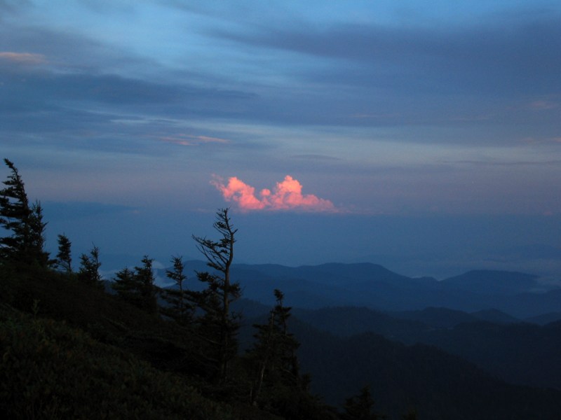 Sunset on Mount LeConte