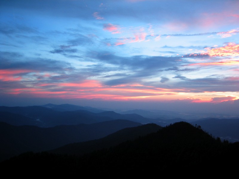 Sunset on Mount LeConte