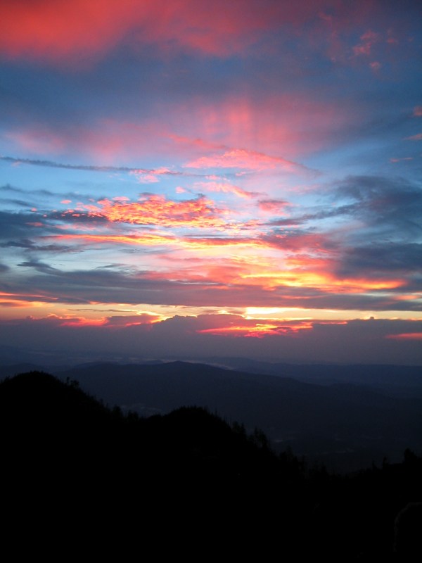 Sunset on Mount LeConte