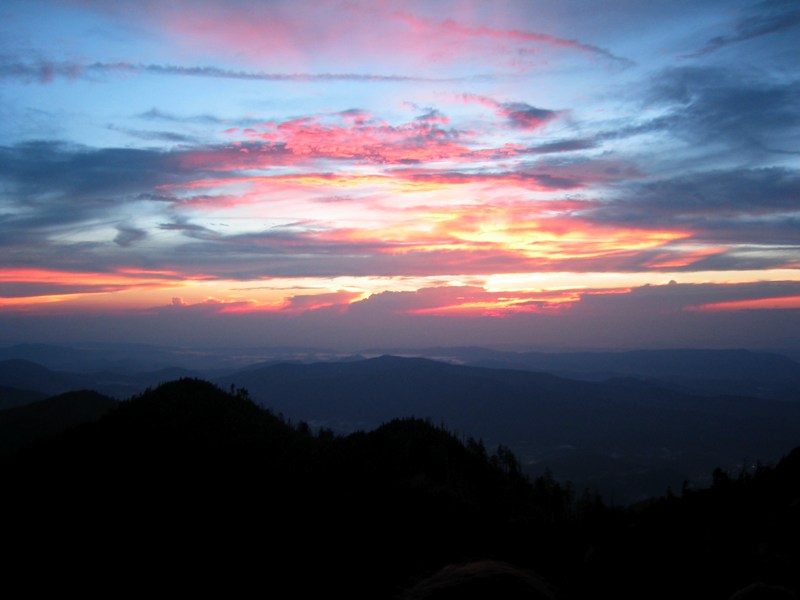 Sunset on Mount LeConte
