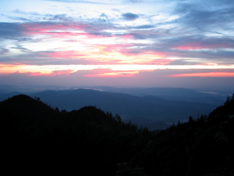 Sunset on Mount LeConte