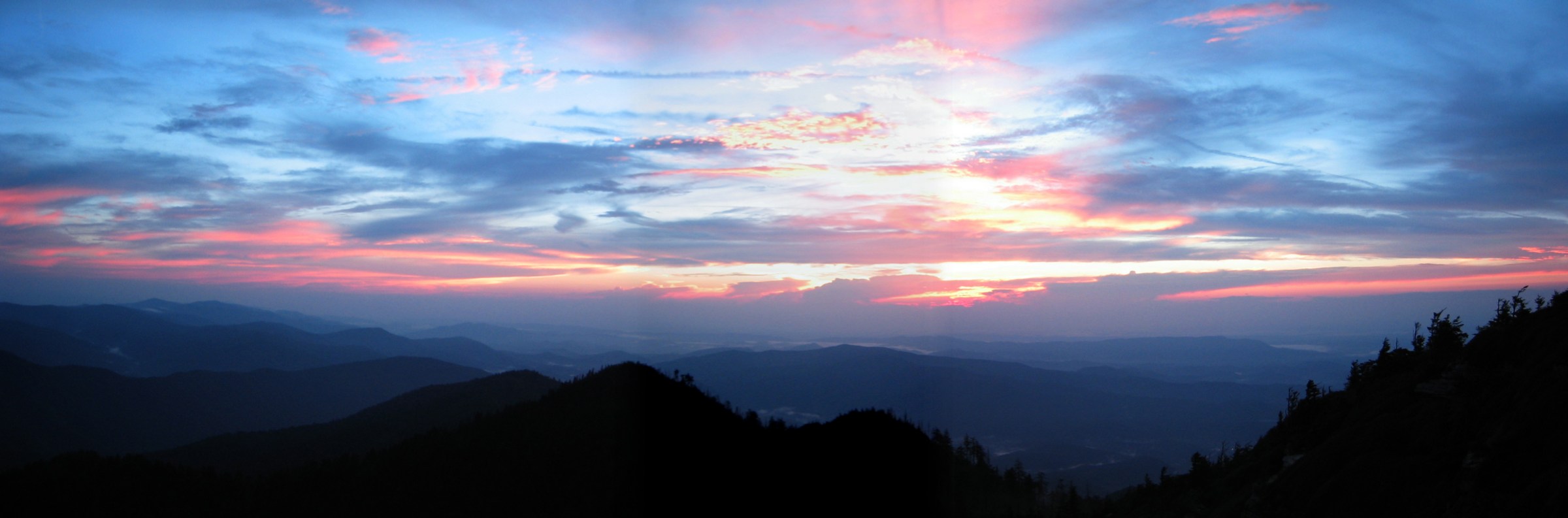 Sunset on Mount LeConte