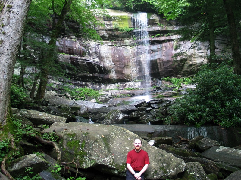 Aaron At Rainbow Falls