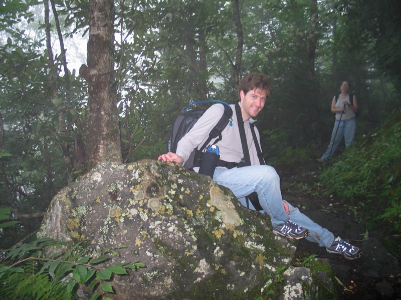 John Poses On The Trail