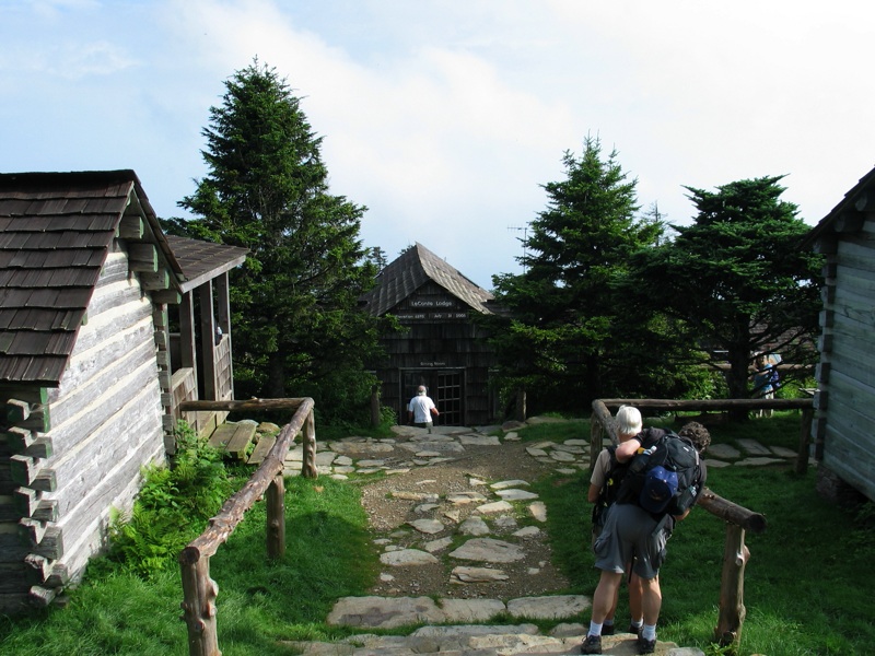 Leaving LeConte Lodge