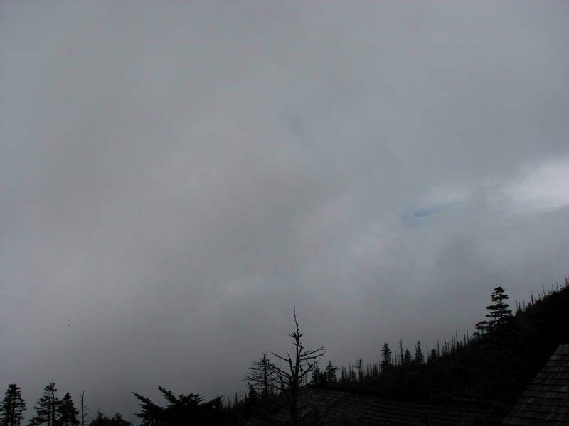 Blue Sky Peeks Through