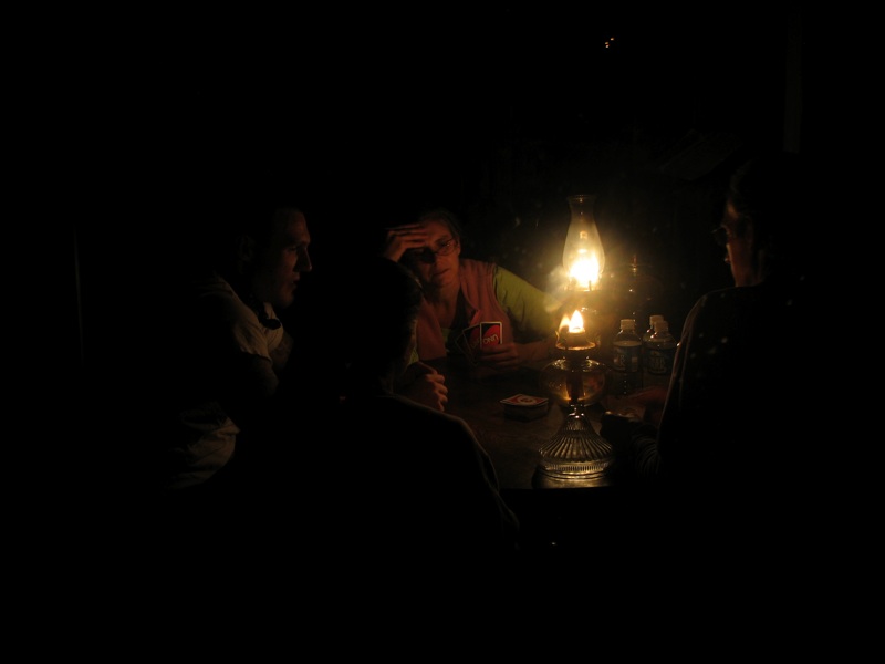 Koons Family Playing Uno - 1