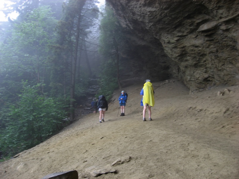 Liz, Joan, Ike And Rachel At Alum Cave Bluffs