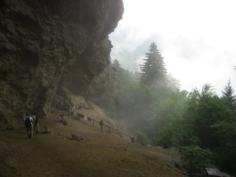 Wet And Foggy Alum Cave Bluffs - 3