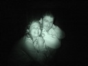 thumbnail of "Liz And Ike Outside Their Cabin"