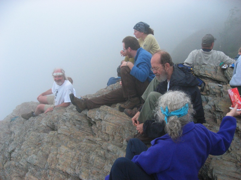 Sunset Group At Cliff Top - 1