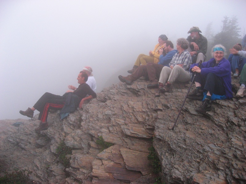 Sunset Group At Cliff Top - 3