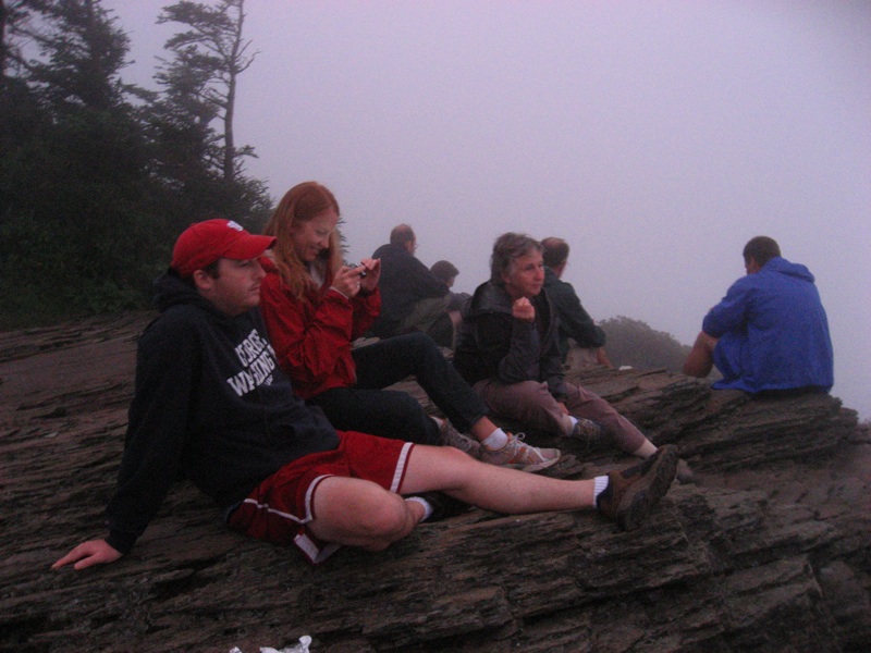 Sunset Group At Cliff Top - 5