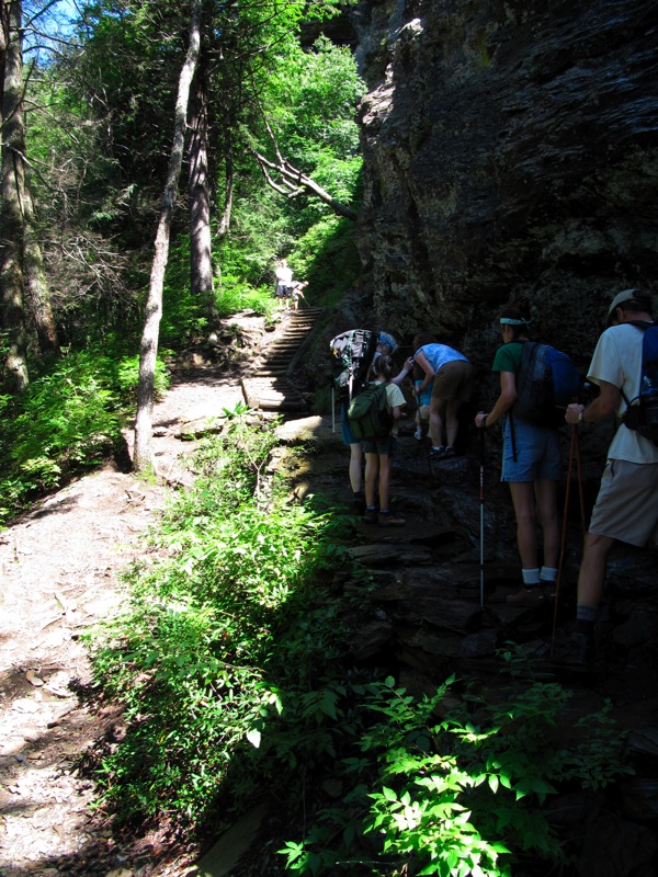 Folks Below Alum Cave Bluffs - 1