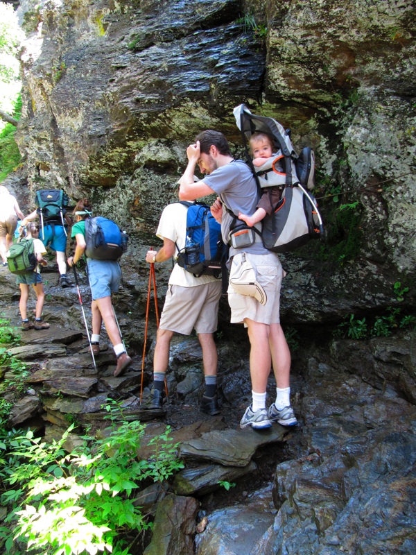 Folks Below Alum Cave Bluffs - 2