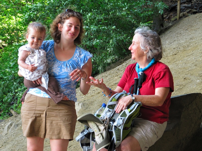 Isabel, Liz & Ann At Alum Cave Bluffs