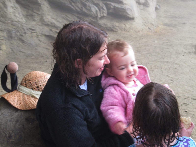 Liz, Isabel & Rachel At Alum Cave Bluff - 2