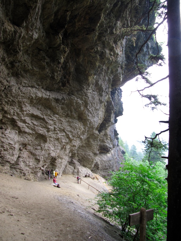 Even More Walkers At Alum Cave Bluffs