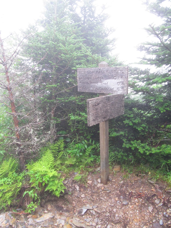 Rainbow Falls & Bullhead Trail Sign - 1