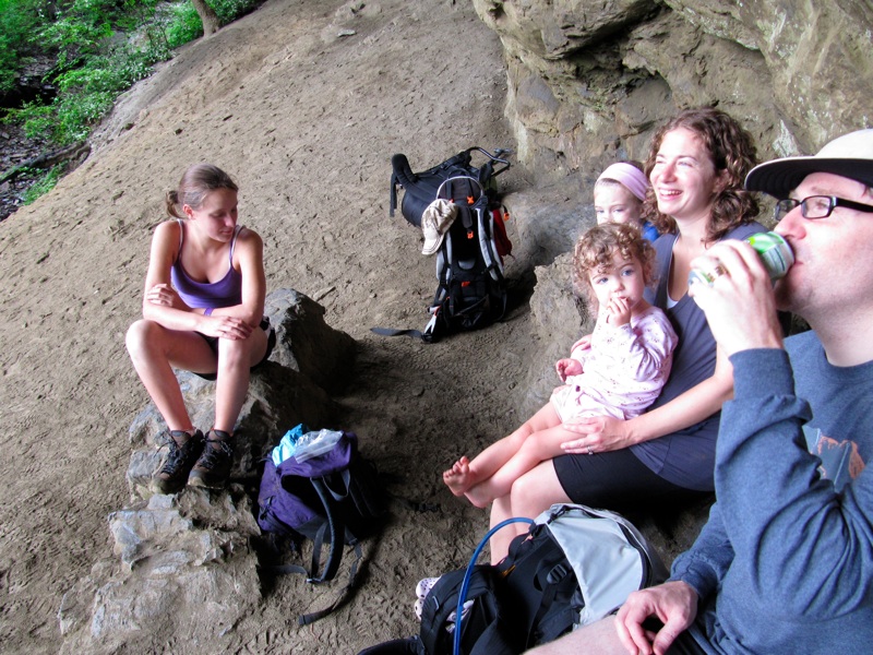 Walkers At Alum Cave Bluffs - 2