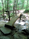 thumbnail of "Log Bridge Below Arch Rock"