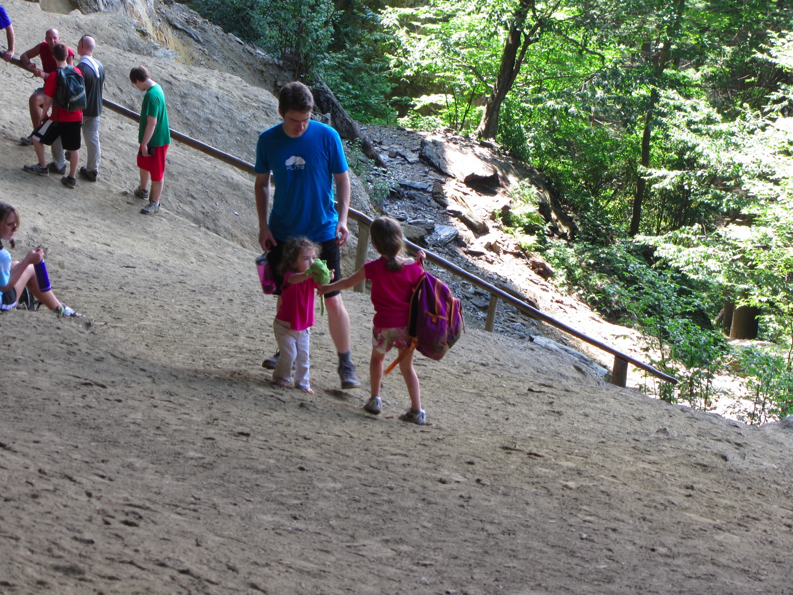 Ike, Izzy & Rachel At Alum Cave