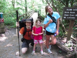 thumbnail of "Aaron, Rachel & CJ At The Alum Cave Trail Head"