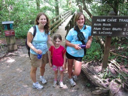 thumbnail of "Liz, Rachel & CJ At The Alum Cave Trail Head"