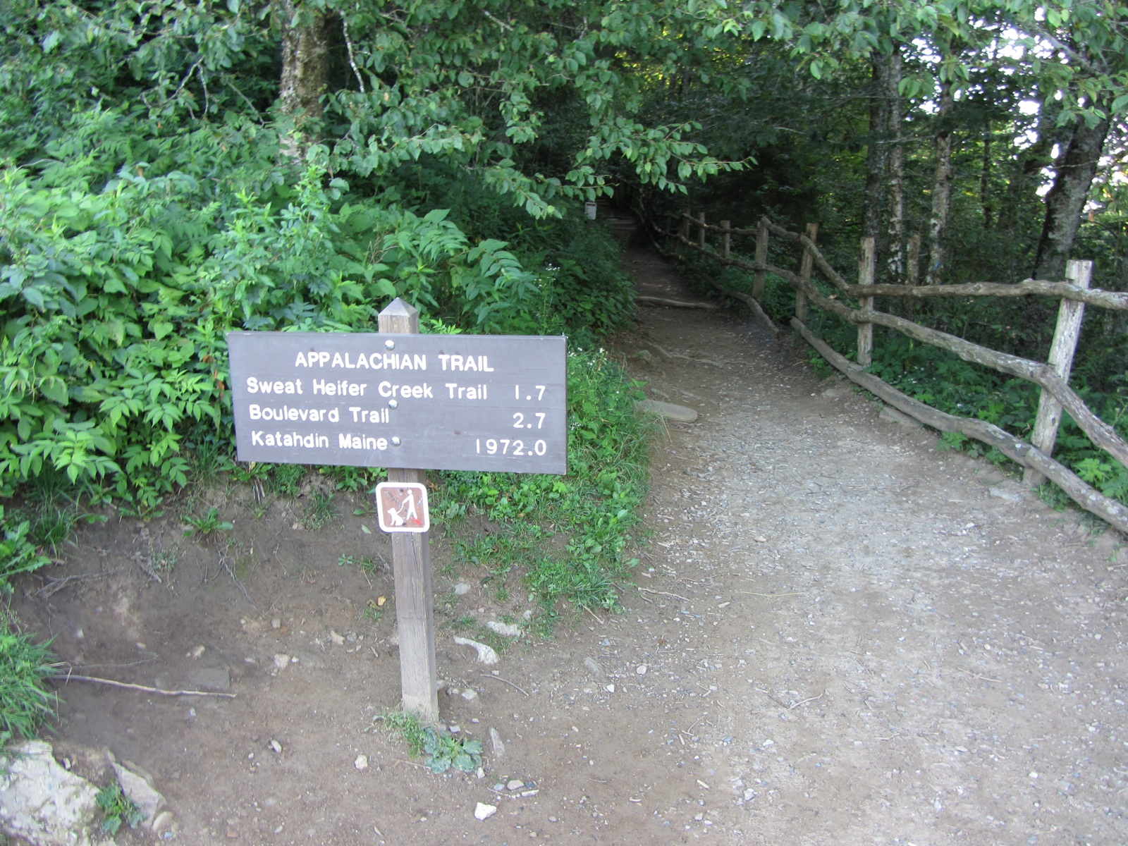 Boulevard - First Trail Sign