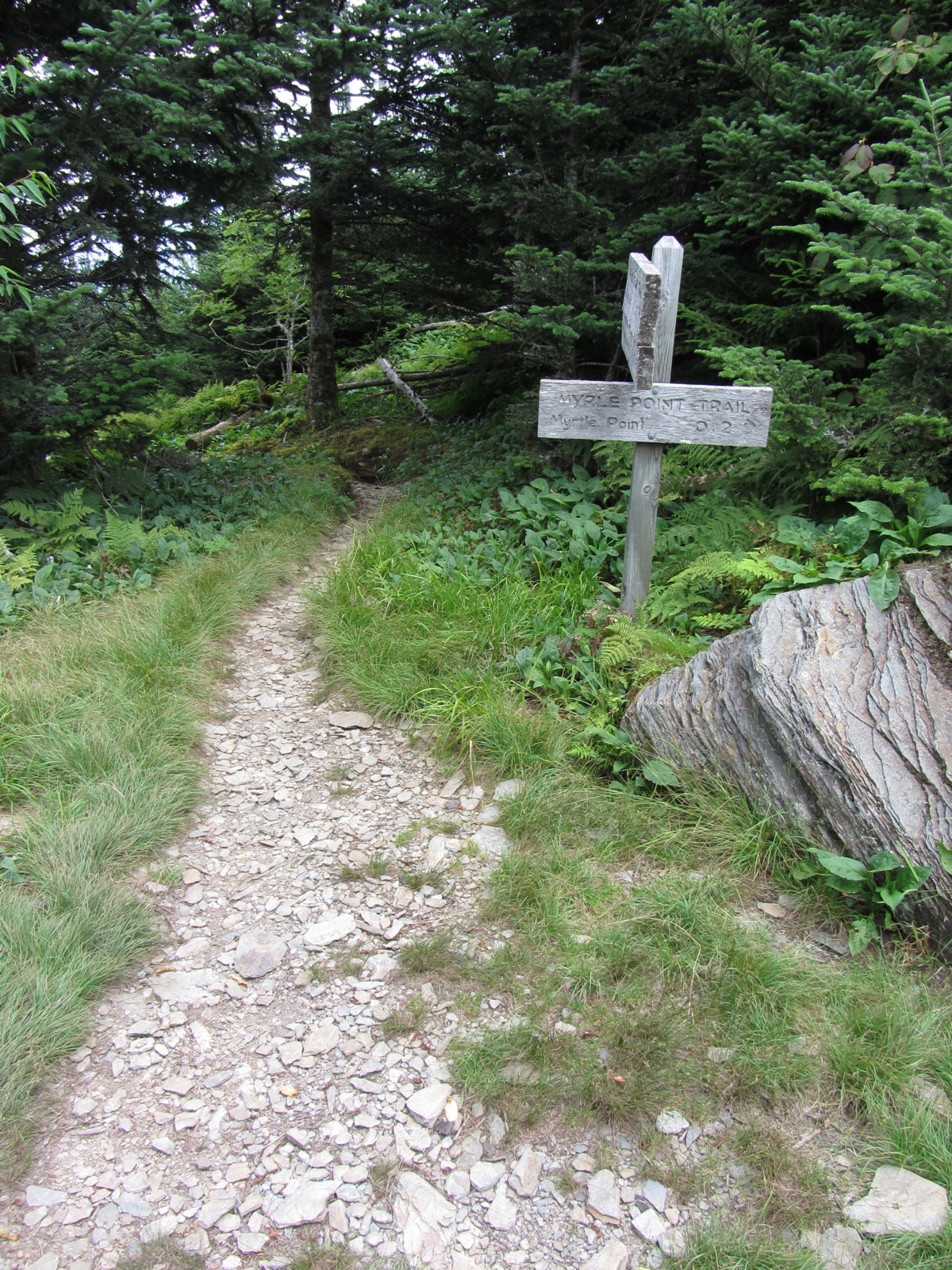 Myrle Point Trail Sign Redux