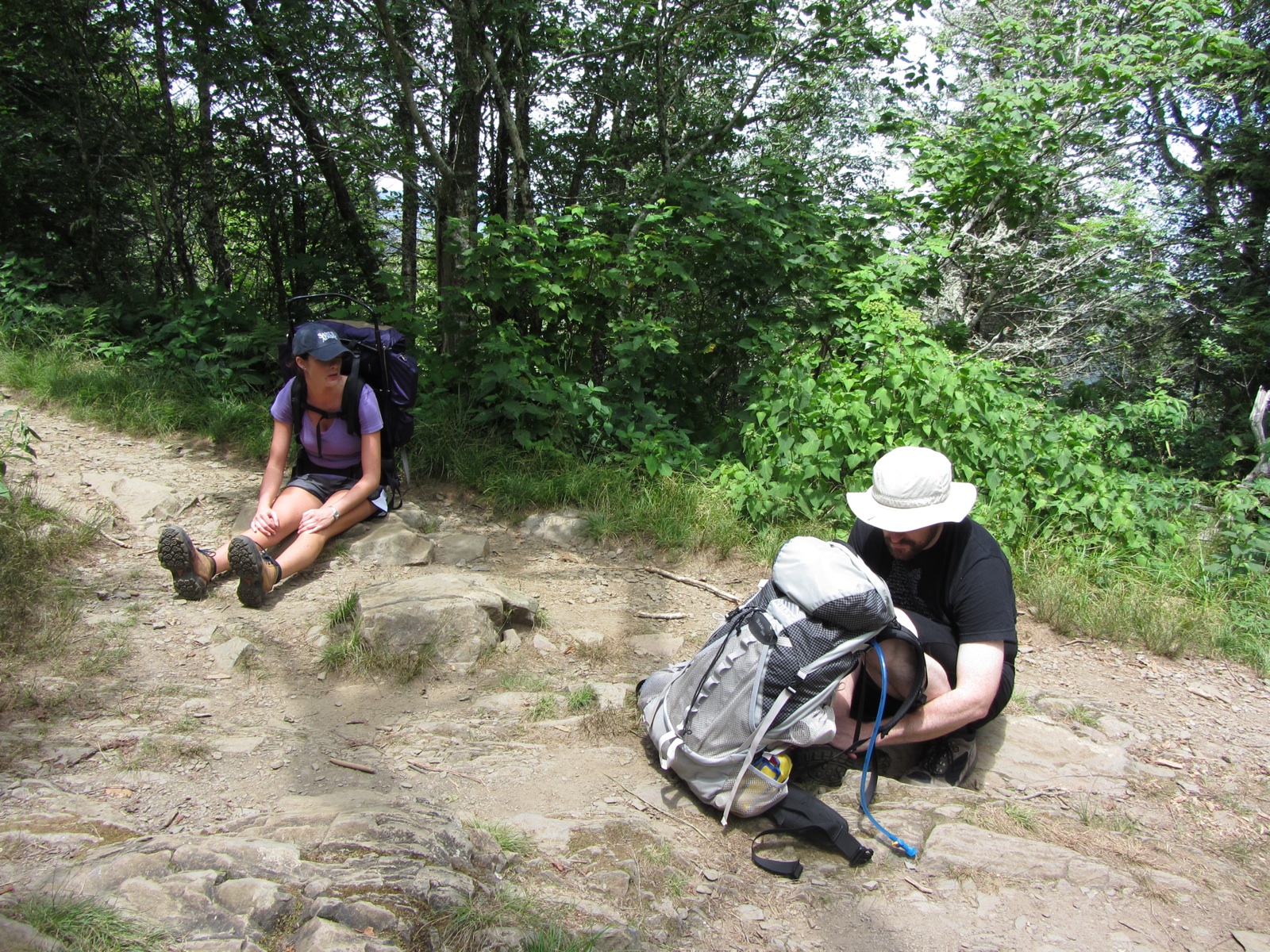 Resting On The Trail