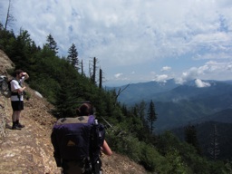 thumbnail of "John & Megan On Exposed Boulevard Trail - 2"