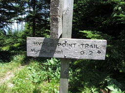 Thumbnail of Image- Myrle Point Trail Sign - Saturday