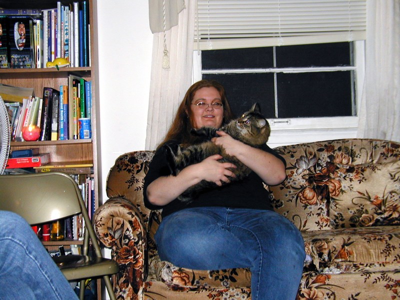 Erika and a Cat