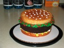 Thumbnail of Image- Hamburger Cake- Side View