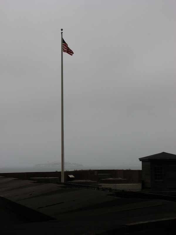 Fort Point American Flag