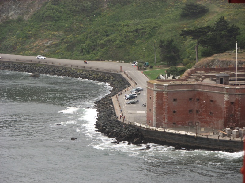 Fort Point From The Bridge