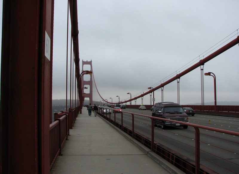 Golden Gate Bridge From The Bridge - 4