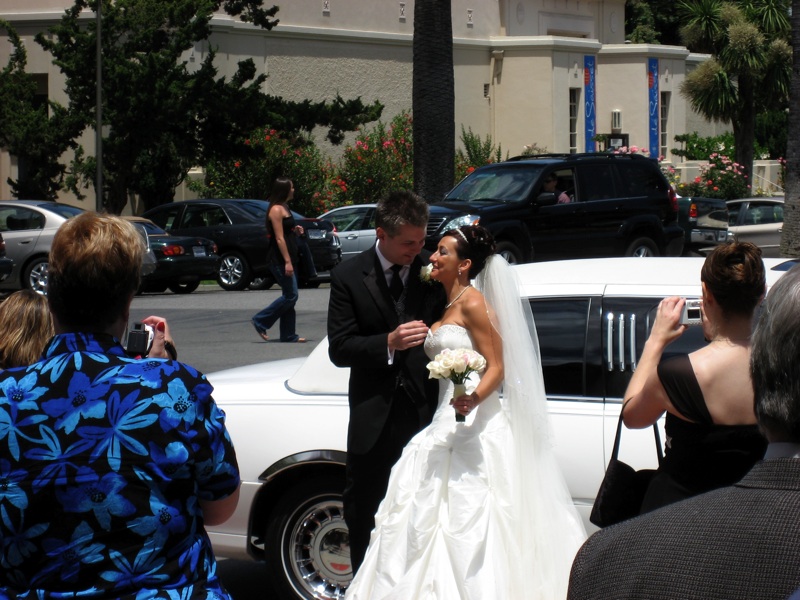 Todd And Marta Outside The Chapel - 1