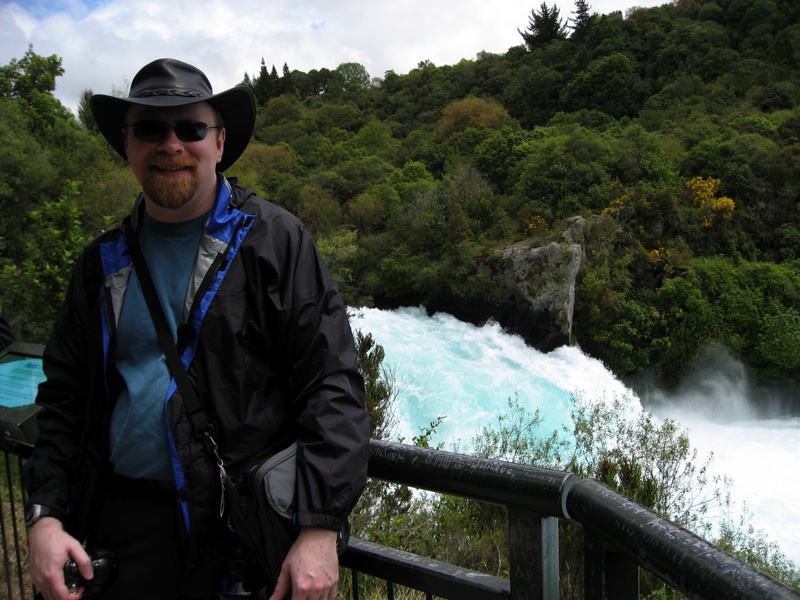 Aaron At Huka Falls - 1