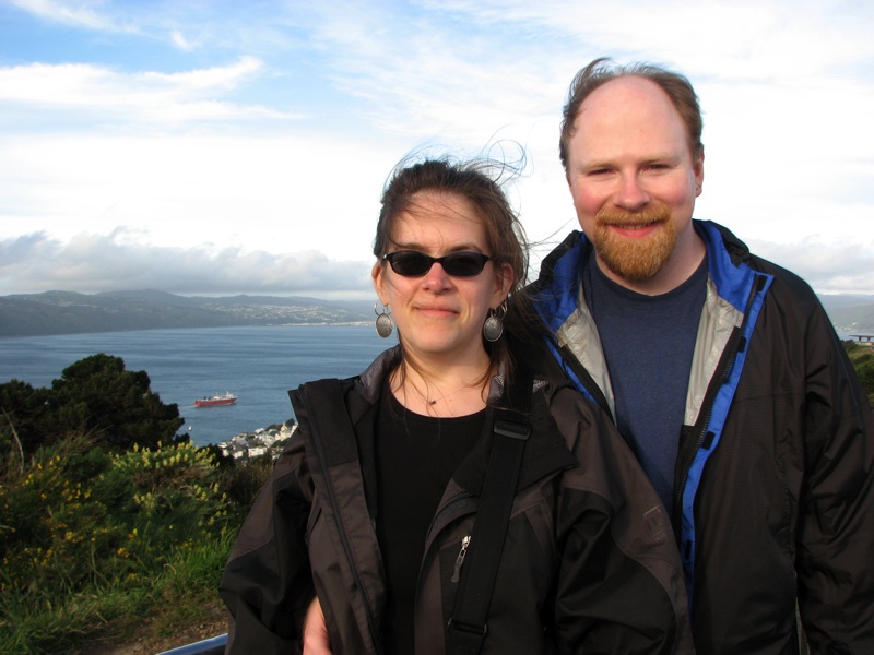 Abby And Aaron On Mount Victoria