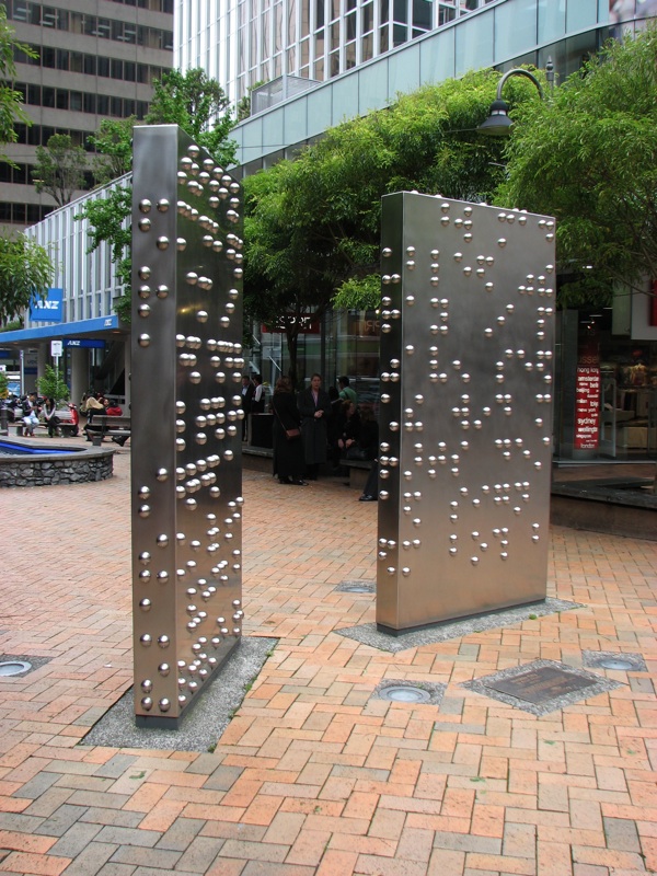 Braille Sculpture