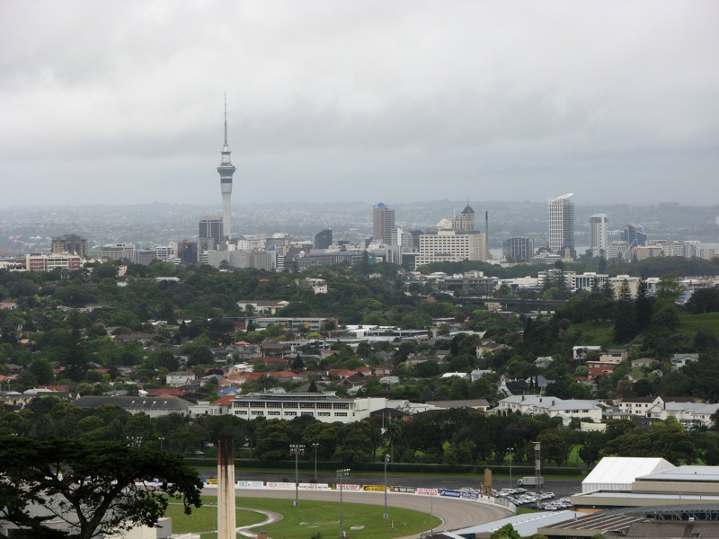 Downtown Auckland From One Tree Hill