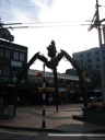 thumbnail of "Three Legged Sculpture Outside The Embassy Theater"