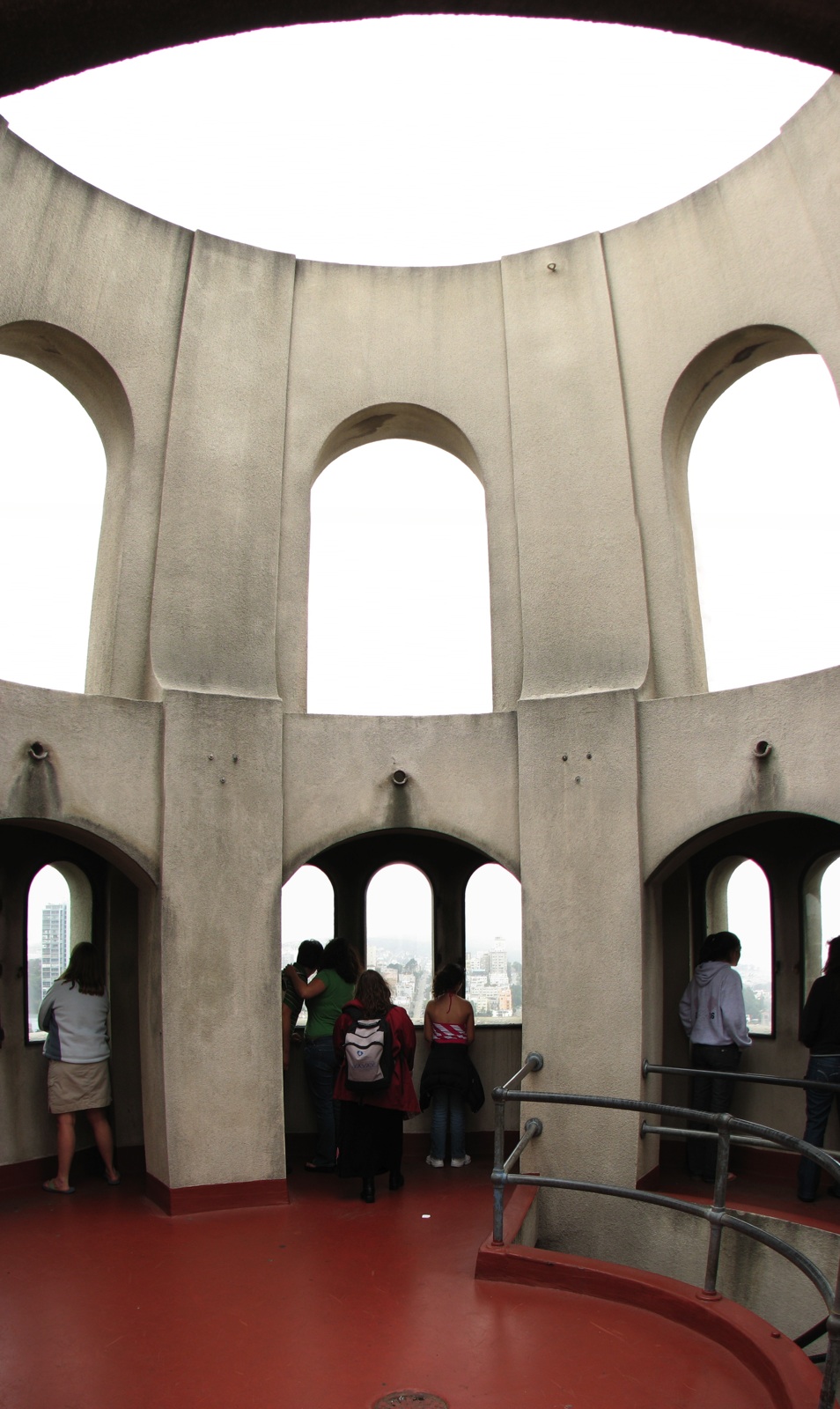 Inside Coit Tower - 2