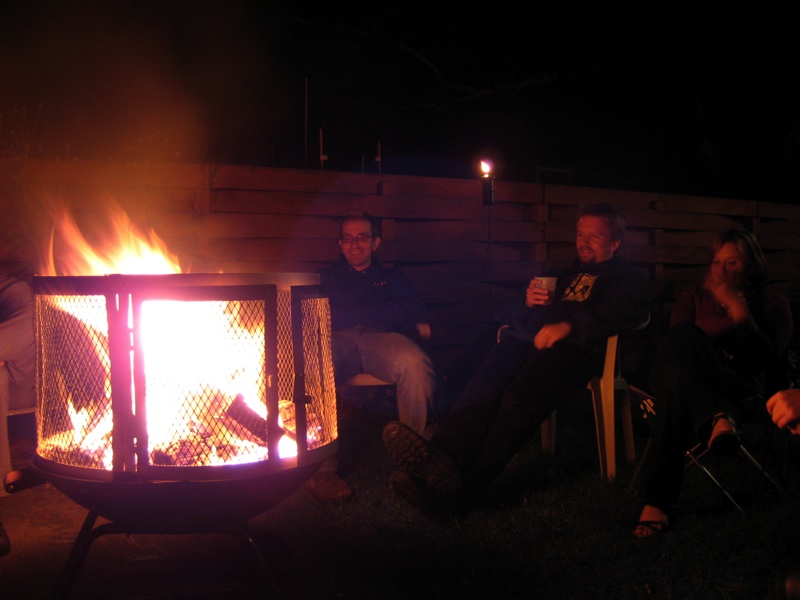 Dan & Christian By The Fire - 2