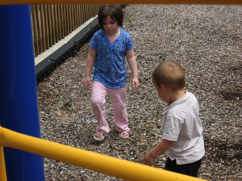 Mali & Duncan Stomping Mushrooms