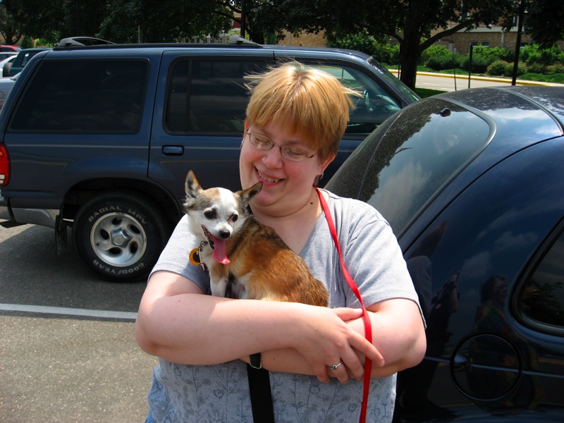 Betsy And Coco Outside The Hospital - 1