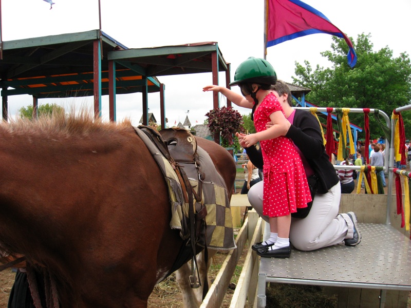 Mali Ascends The Horse