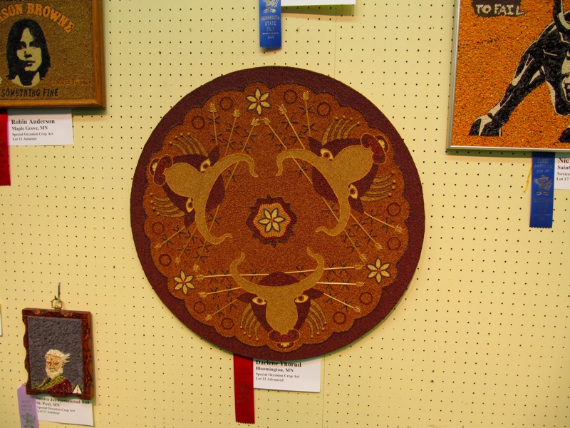 Crop Art - Bull Mandala